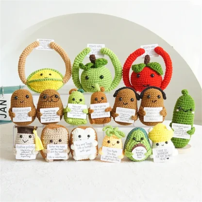 Knitted Potato Mini Plush Home Decoration - Image 4