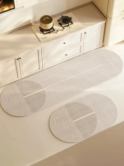 Modern Long Oval Rugs for Kitchen - Image 5