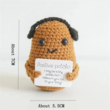 Knitted Potato Mini Plush Home Decoration - Image 5