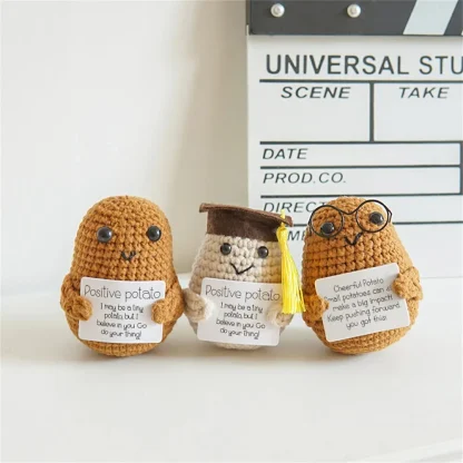 Knitted Potato Mini Plush Home Decoration - Image 2