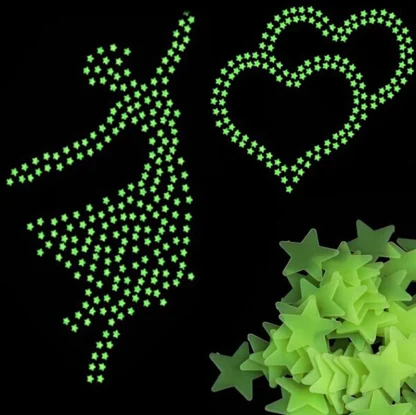 Glow in the Dark Star Wall Stickers - Image 3