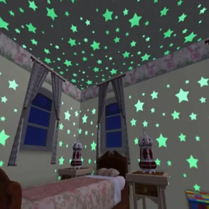 Glow in the Dark Star Wall Stickers - Image 4