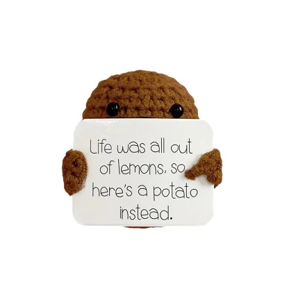 Knitted Potato Mini Plush Home Decoration - Image 6