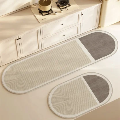 Modern Long Oval Rugs for Kitchen - Image 10