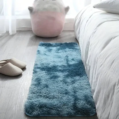 Soft Fluffy Rectangular Rugs for Bedside - Image 8