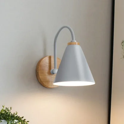 Wooden Modern Indoor Wall Lamp - Image 4